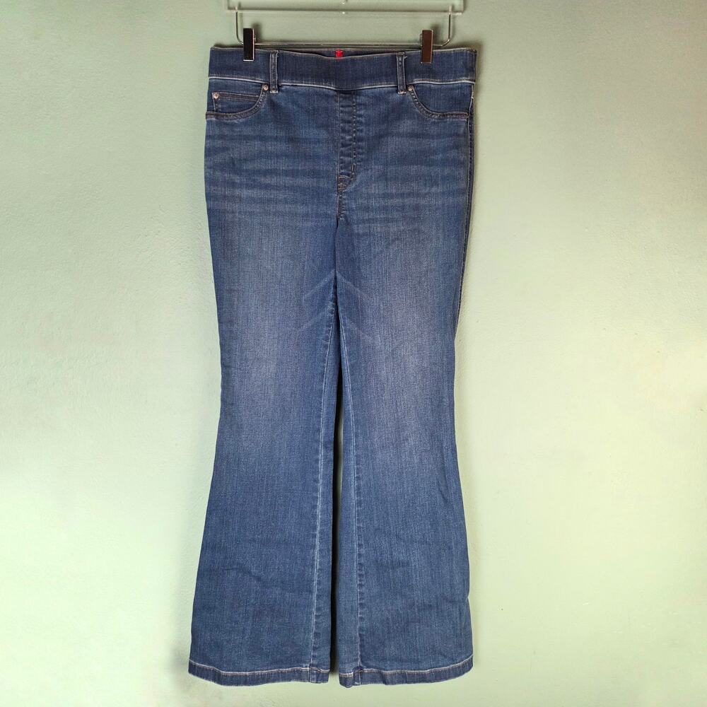 Spanx Womens XL Spanxshape Everywear Flare Jeans Vintage Indigo Stretch 20456R